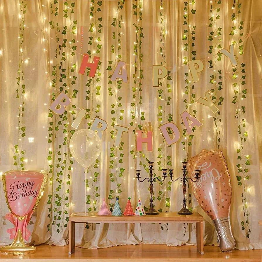 Artificial bail fairy lights - drapesduo