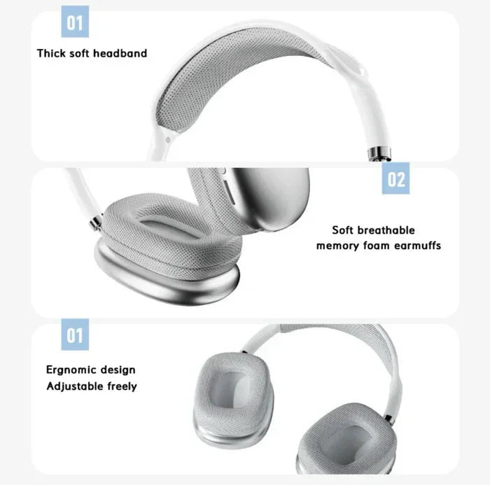 P9 Max with Active Noise cancellation (ANC) With Mic - drapesduo