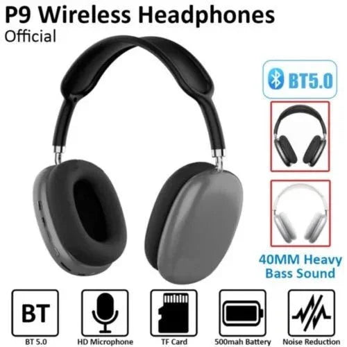 P9 Max with Active Noise cancellation (ANC) With Mic - drapesduo