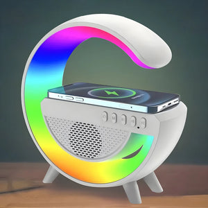 drapesduo RGB G-LAMP FAST WIRELESS CHARGING BLUETOOTH SPEAKER - drapesduo