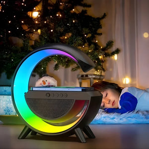 drapesduo RGB G-LAMP FAST WIRELESS CHARGING BLUETOOTH SPEAKER - drapesduo