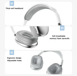 P9- Airpods Max with Active Noise cancellation (ANC) With Mic wireless headphone drapesduo 